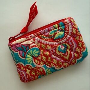 Vera Bradley Quilted Coin Purse – Paisley in Paradise (Retired Pattern